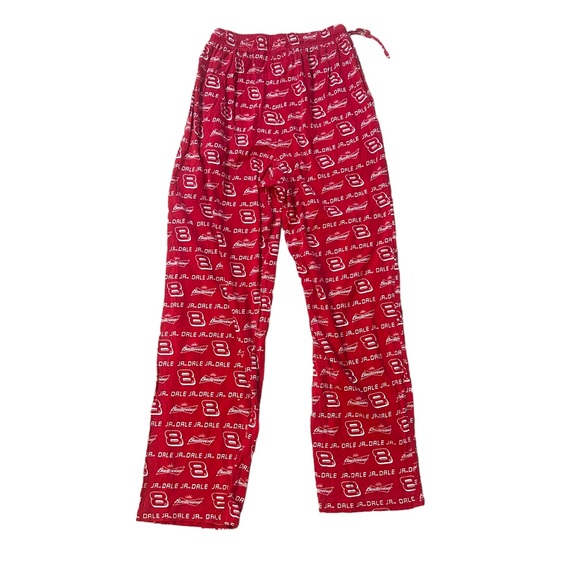 Winner’s Circle Red & White NASCAR JR Dale Budweiser Soft Pants Women’s Small - Picture 3 of 4